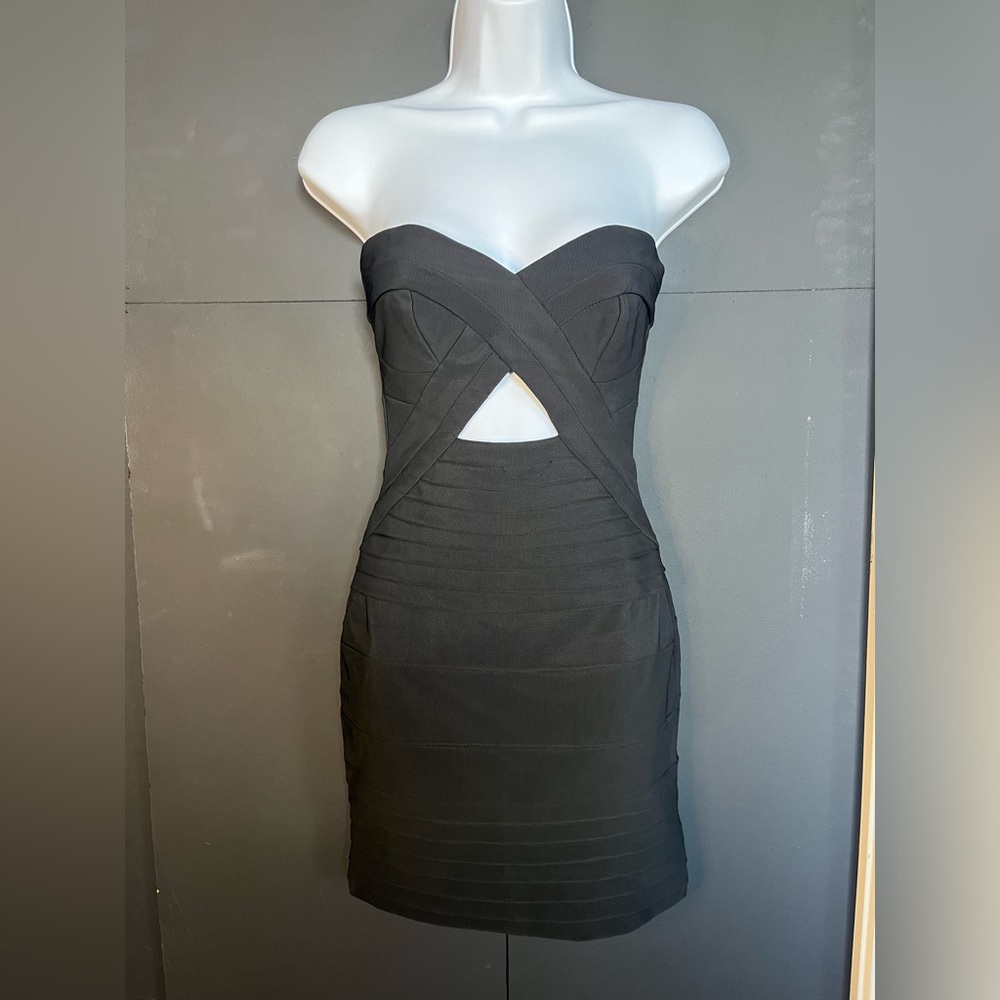 Mini black dress